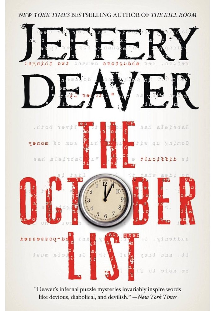 Book The October List