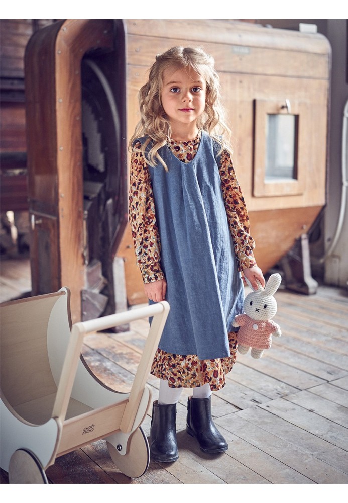 Pattern Dress with a flared silhouette with long sleeves (Burda 10/2019, pattern number 131 A)