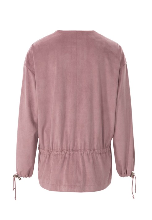Pattern Suede jacket with gathered basque (Burda 2/2018, pattern number 6379 B)