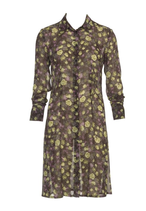 Pattern Dress-shirt made of chiffon (Burda 4/2011, pattern number 108)