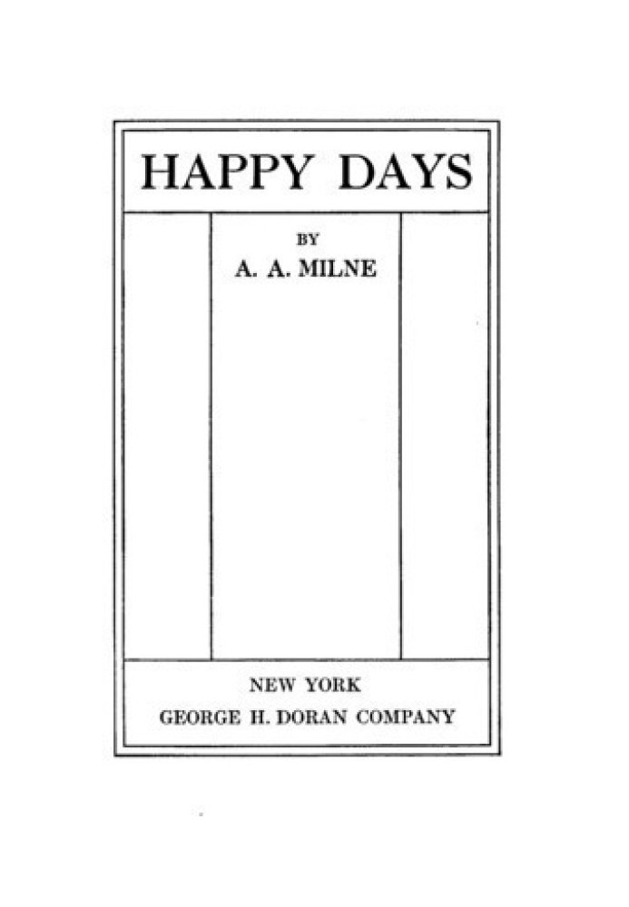 Book Happy Days