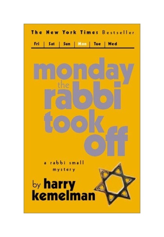 Book Monday the Rabbi Took Off