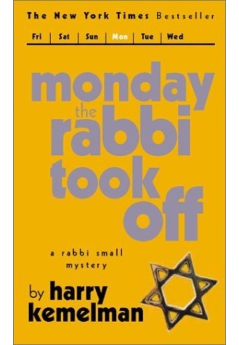 Book Monday the Rabbi Took Off