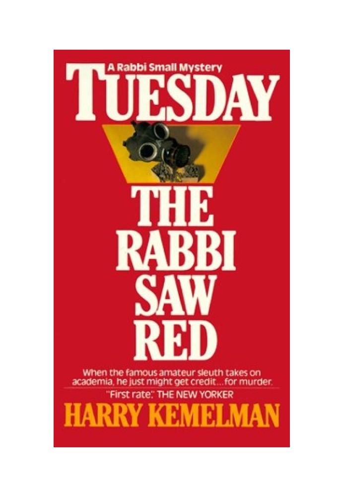 Book Tuesday The Rabbi Saw Red