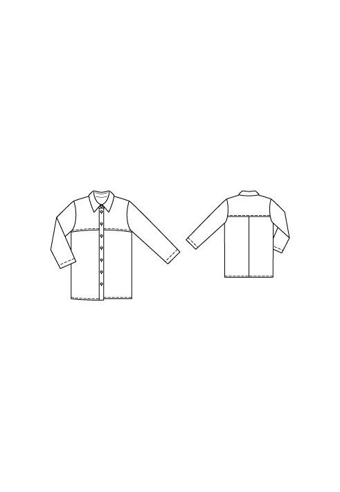 Pattern Straight-cut batiste shirt (Burda 7/2012, pattern number 110)