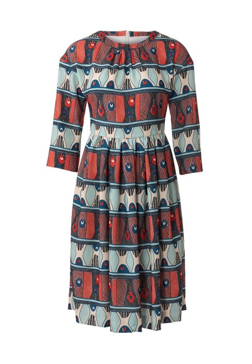 Pattern Cut-out dress with dropped shoulder line (Burda 2/2019, pattern number 6288 A)