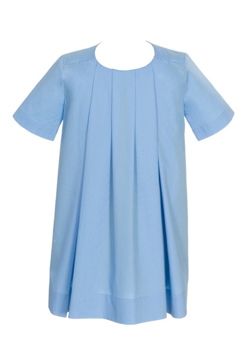 Pattern A-line dress with pleats at the neck (Burda 4/2011, pattern number 142)