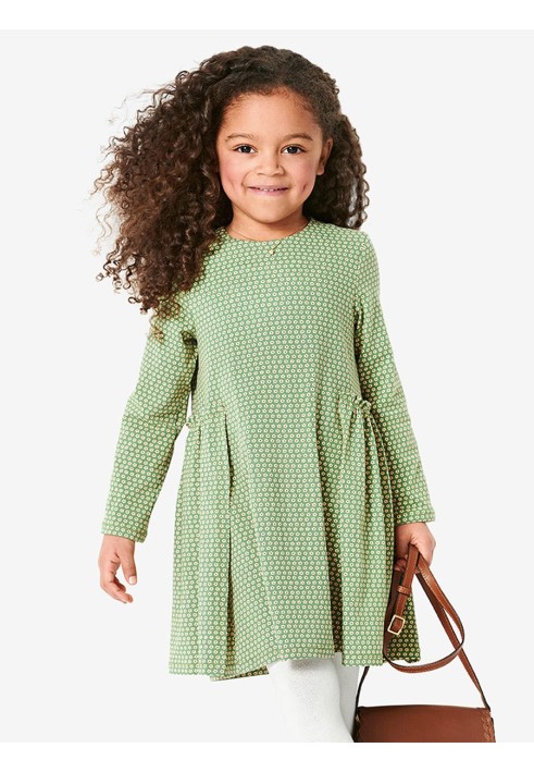 Pattern Dress with a flared silhouette with a flared detail (Burda 2/2019, pattern number 9310 B)