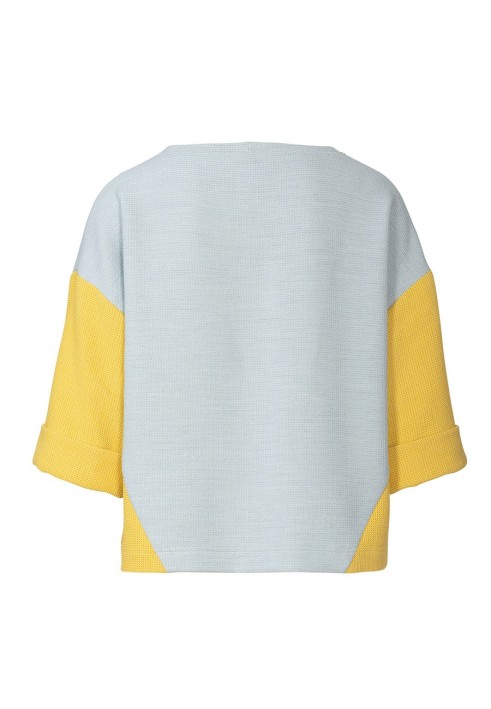 Pattern Two-color wide-cut pullover (Burda 1/2020, pattern number 6203 A)
