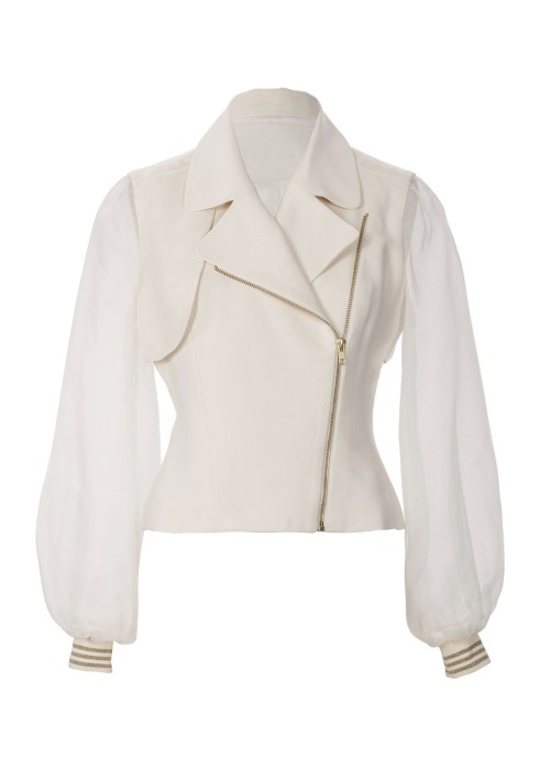 Pattern Biker-style jacket with flying yokes (Burda 3/2019, pattern number 108)