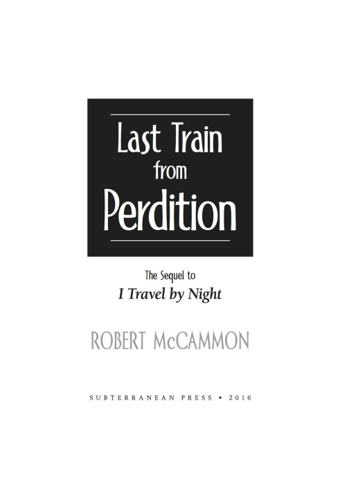 Book Last Train from Perdition