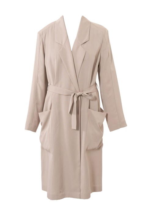 Pattern Coat with double-stitched sleeves (Burda 2/2016, pattern number 128 A)