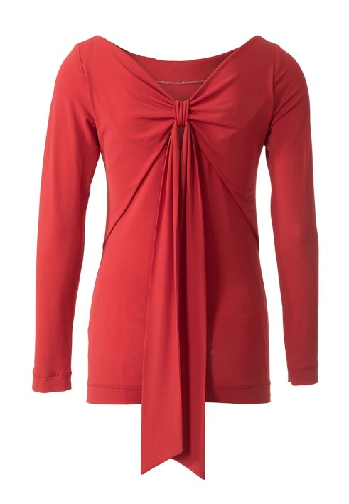 Pattern Pullover of a pressed cut with a neckline on the back (Burda 2/2020, pattern number 6166 A)