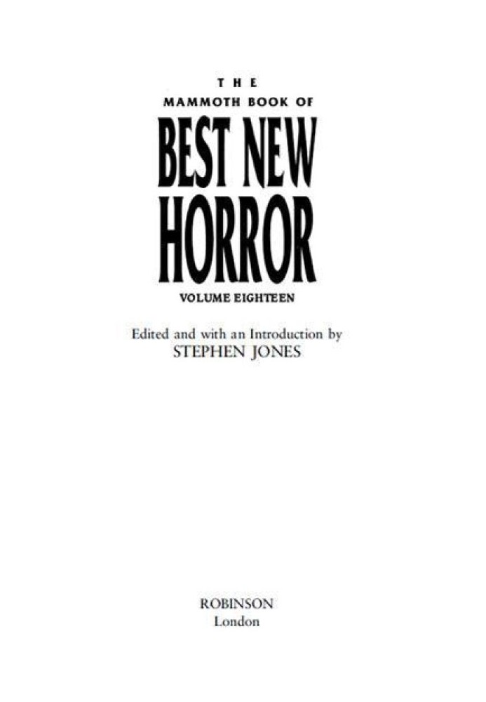 Книга Гигантская книга лучших новых ужасов, том 18