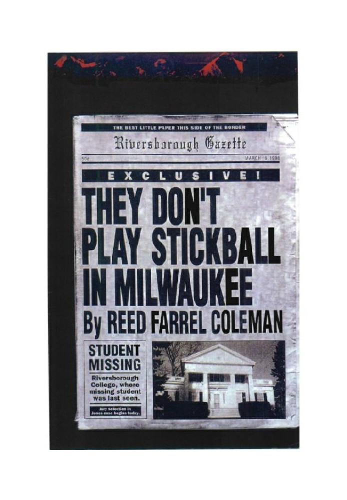 Book They Don't Play Stickball in Milwaukee