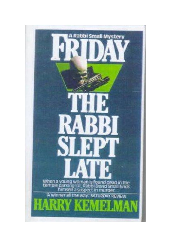 Book Friday The Rabbi Slept Late