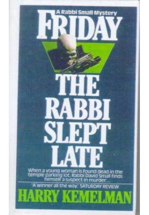 Book Friday The Rabbi Slept Late