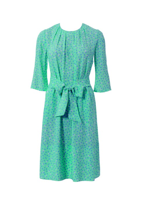 Pattern Dress with pleats at the neck (Burda 3/2016, pattern number 102 A)