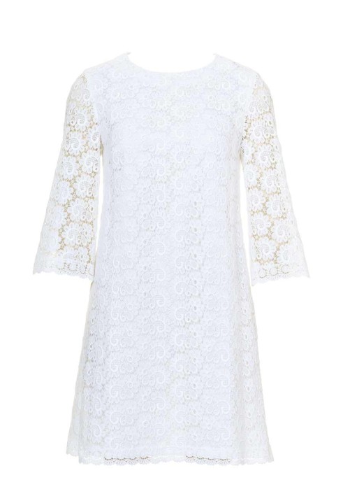 Pattern A-silhouette lace wedding dress (Burda 3/2010, pattern number 104)