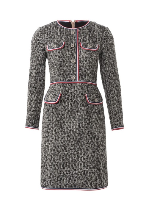 Выкройка Платье-футляр в стиле Gucci (Burda 2/2018, № выкройки 6385 A)