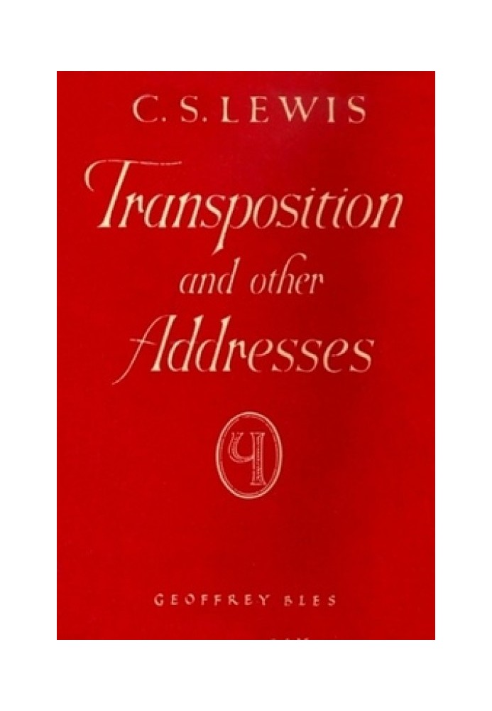 Book Transposition and Other Addresses