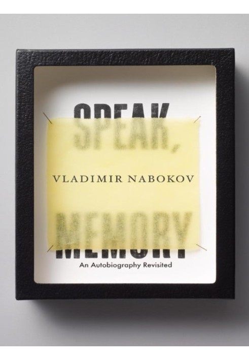 Book Speak, Memory: An Autobiography Revisited