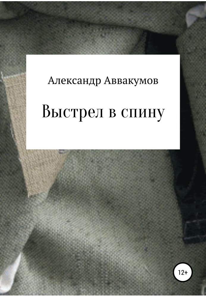 Книга Выстрел в спину