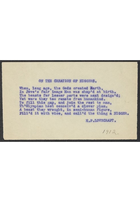 Book On the creation of blacks