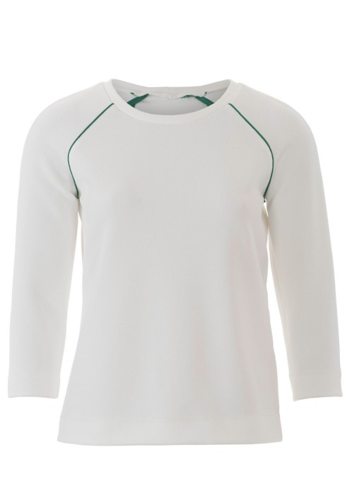 Pattern Pullover with raglan sleeves and cutouts on the back (Burda 4/2018, pattern number 116)
