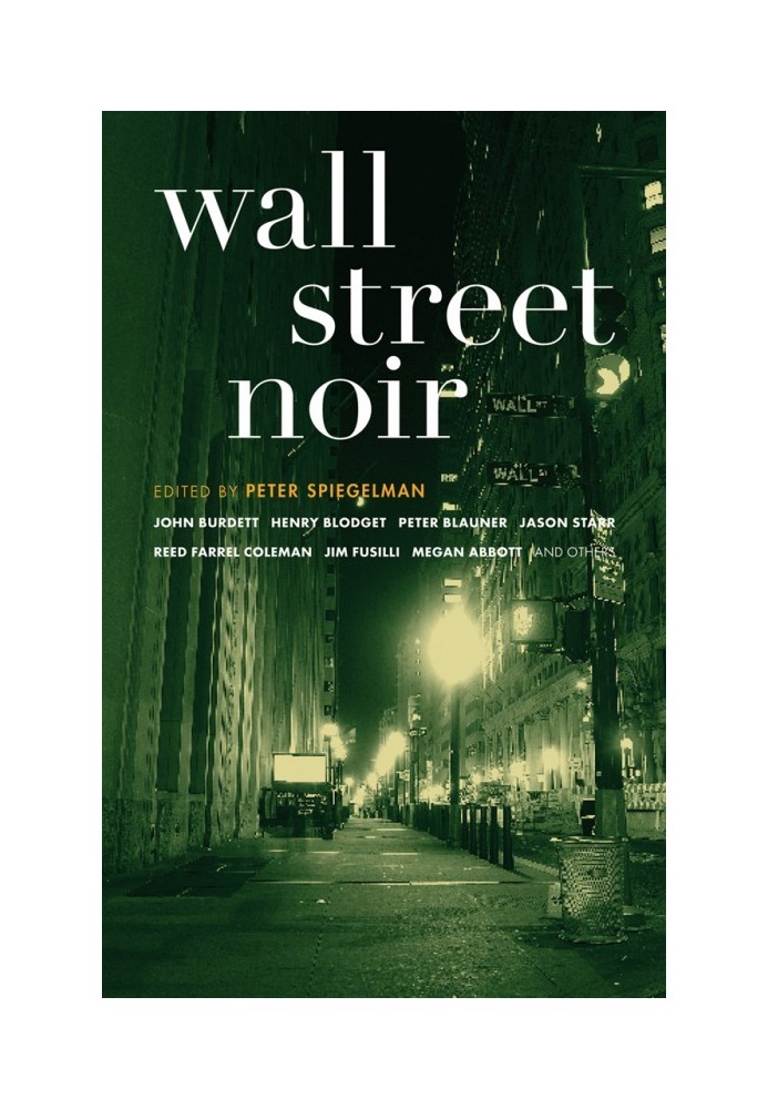 Book Wall Street Noir