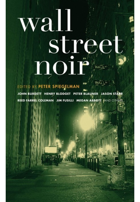 Book Wall Street Noir
