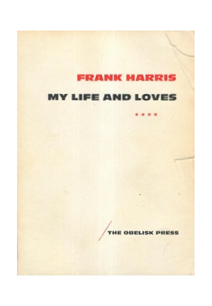 Book My Life and Loves, Book 1