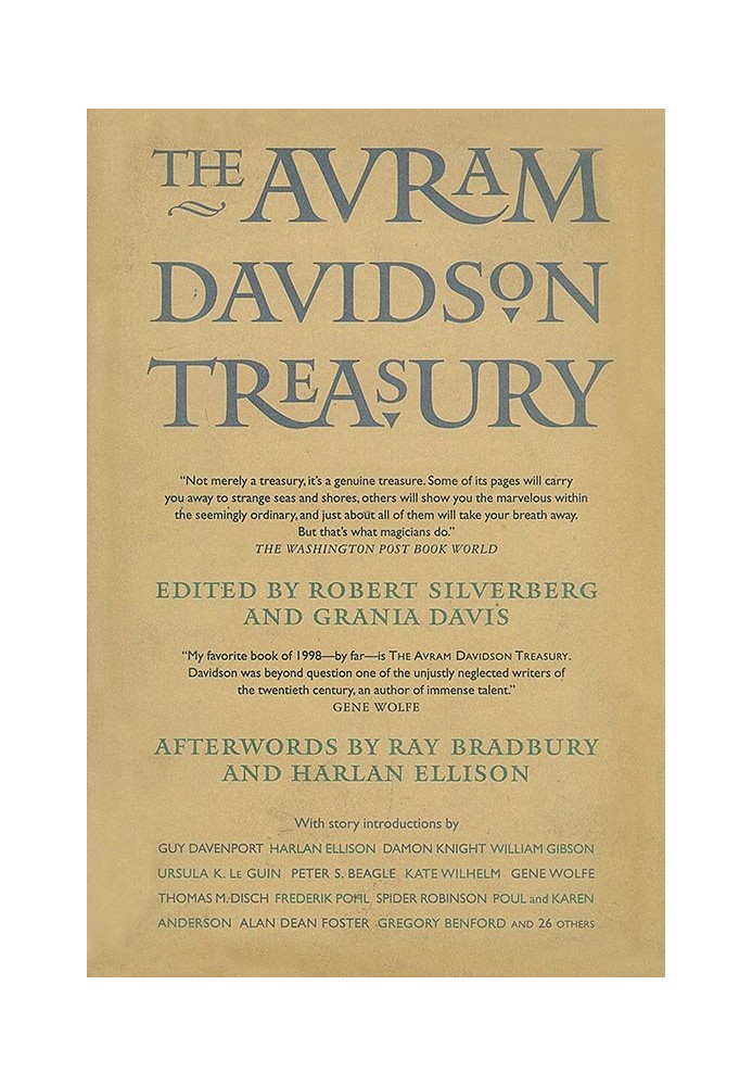 Book The Avram Davidson Treasury : a tribute collection