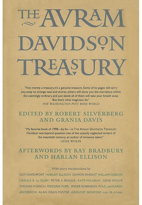 Book The Avram Davidson Treasury : a tribute collection