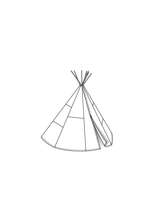 Wigwam pattern (Burda 7/2013, pattern number 149)