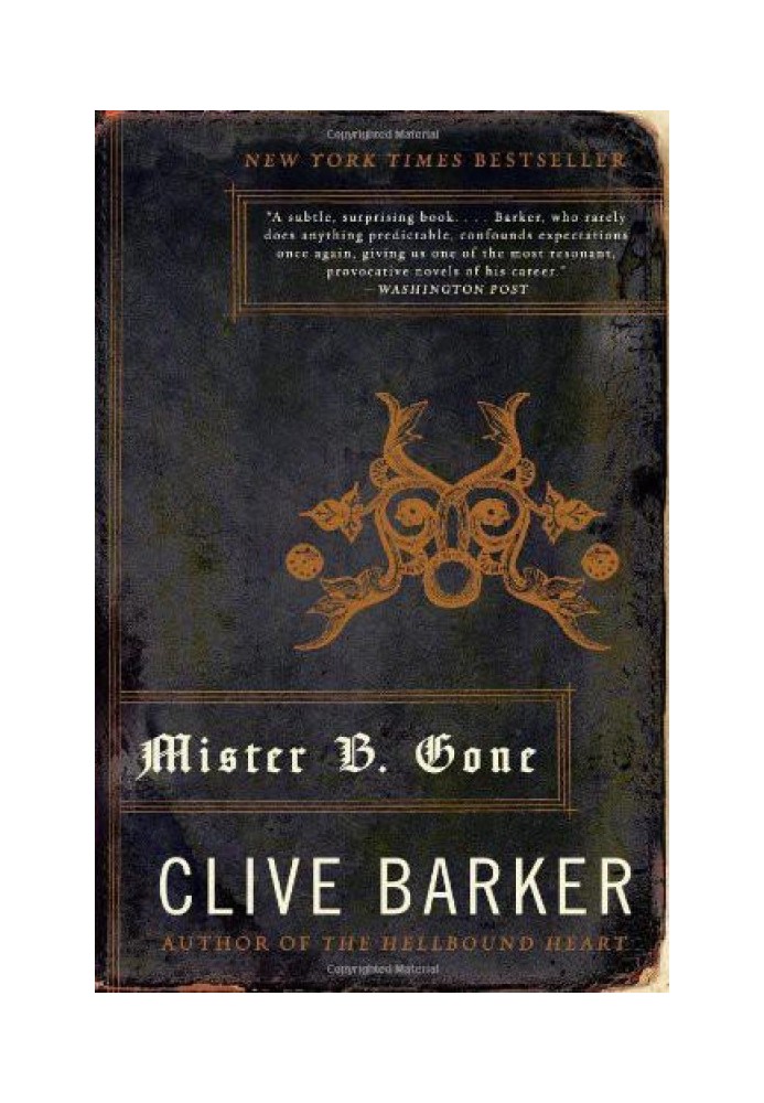 Book Mister B. Gone