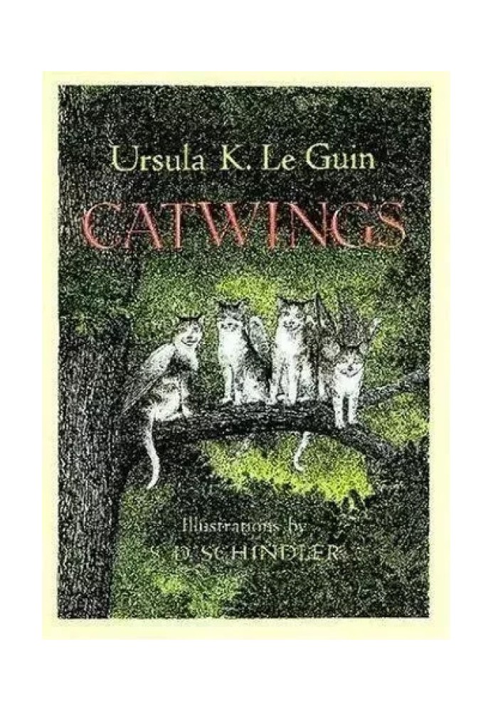 Book Catwings. Wonderful Alexander And The Catwings