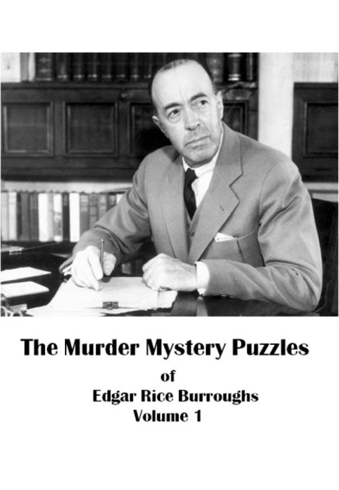 Book The Murder Mystery Puzzles of Edgar Rice Burroughs Vol.1