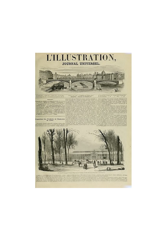 Книга L'Illustration, № 0056, 23 березня 1844 р