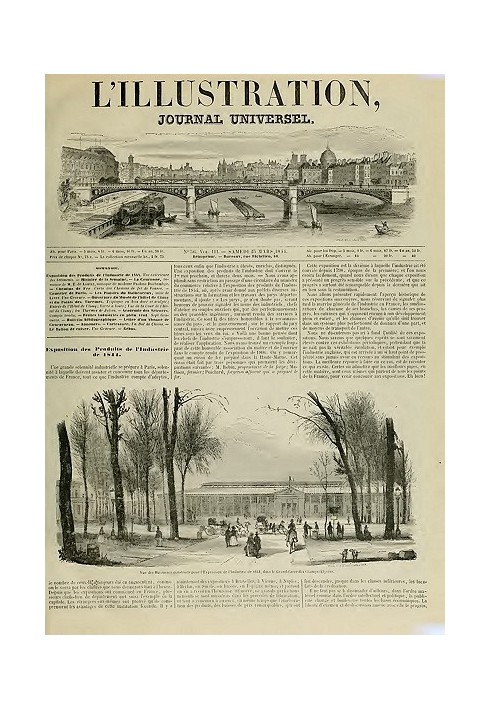 Книга L'Illustration, № 0056, 23 березня 1844 р