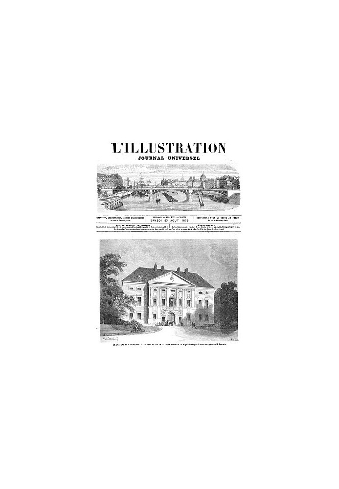 Book L'Illustration, No. 1591, August 23, 1873