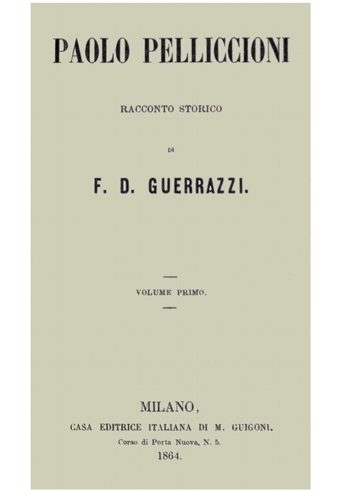 Book Paolo Pelliccioni, Volume 1 (of 2)