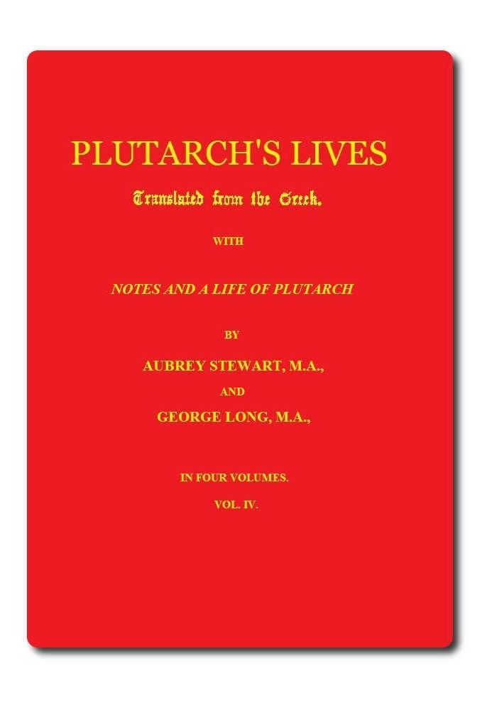 Book Plutarch's Lives, Volume 4 (of 4)