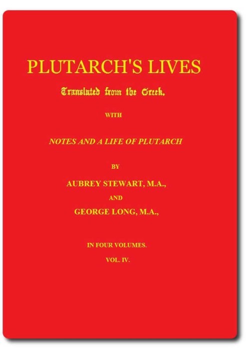 Book Plutarch's Lives, Volume 4 (of 4)