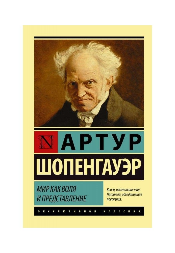 Книга Світ як воля і представлення