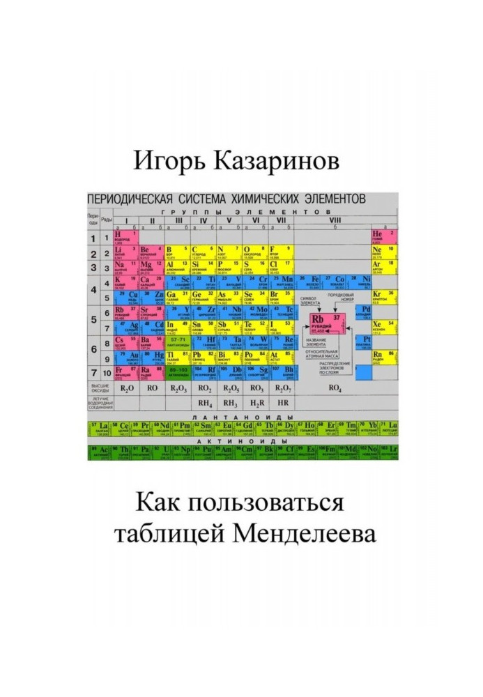 Book How to use the table of Mendeleyev