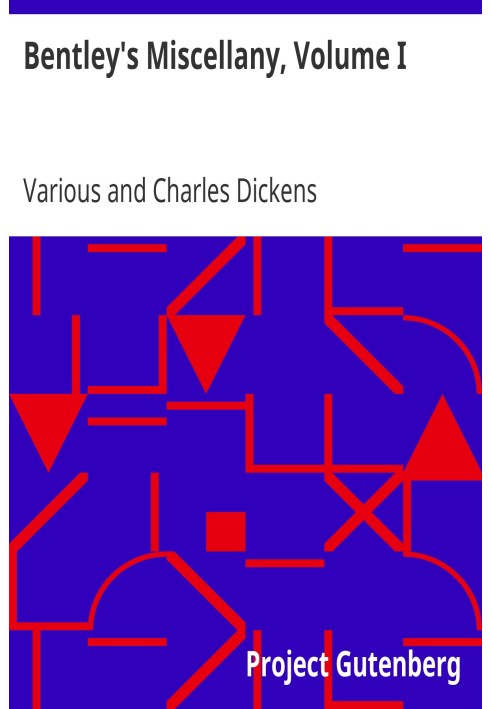 Book Bentley's Miscellany, Volume I