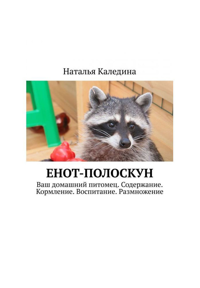 Book Raccoon. Your pet. Content. Feeding. Upbringing. reproduction