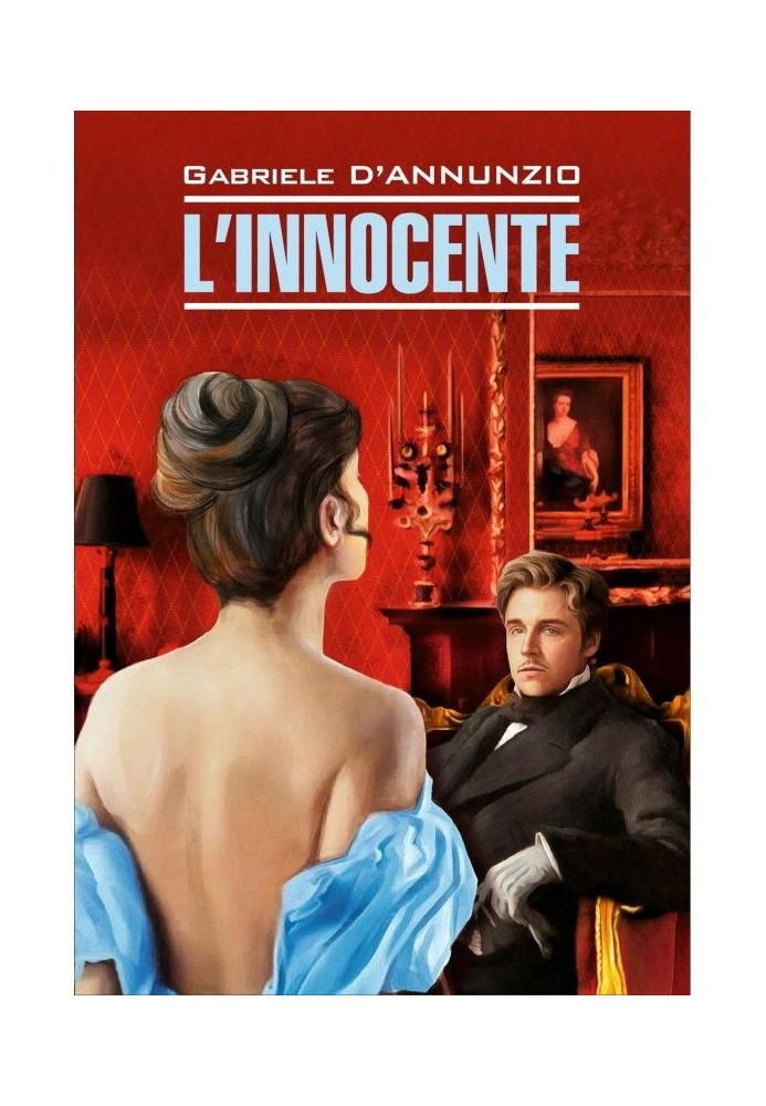 Book L'Innocente / Innocent. Book for reading in Italian language