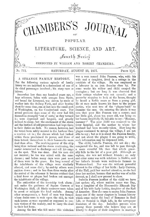 Book Chambers's Journal of Popular Literature, Science, and Art, No. 713, August 25, 1877